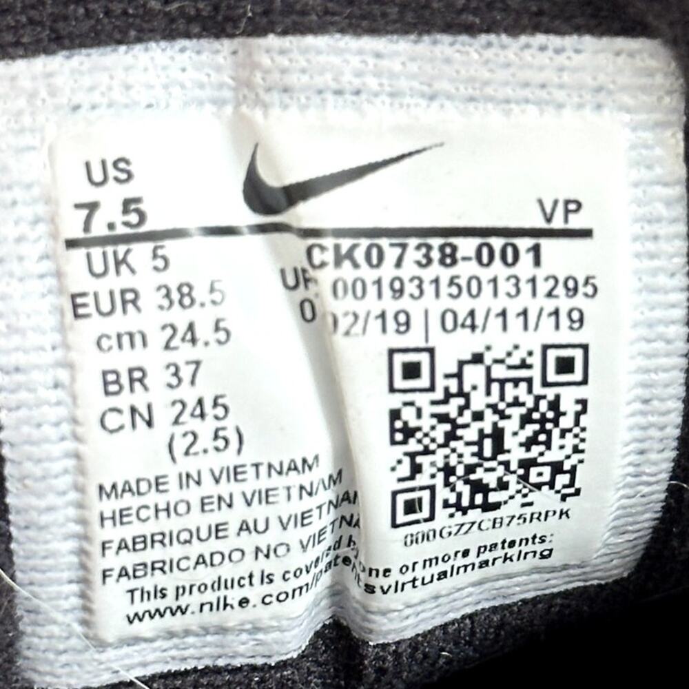 Nike 7.5 Women's Air Max 97 Multi Stitching Black White Purple CK0738-001 - Picture 7 of 7